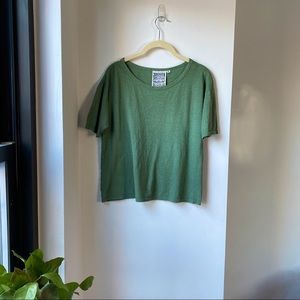 JUNGMAVEN Spruce Green Boxy Tee